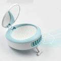 Mini USB Eyelash Fan with Makeup Mirror Air Conditioning Fan Blower for Glue Eyelash Extensions Dryer Makeup Tools