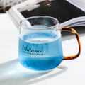 Logo Custom Cheap Price Colored Printing Glass Mug Borosilicate Glass Coffee Mug