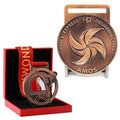 Factory Make Personalized Run Promotion Fun Champion Custom Sport Alloy Enamel Medallas Medal Velvet Medal Box
