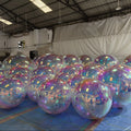 Festival Balls Globos De Pvc Gigantes Large Event Decoration Pvc Floating Balloon Pvc Christmas Chameleon Inflatable Mirror Ball