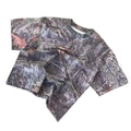Wholesale Cropped Length Boxy T-Shirt for Men Custom High Quality Heavyweight DGT Real Tree Embroidered Knitted Casual Clothing