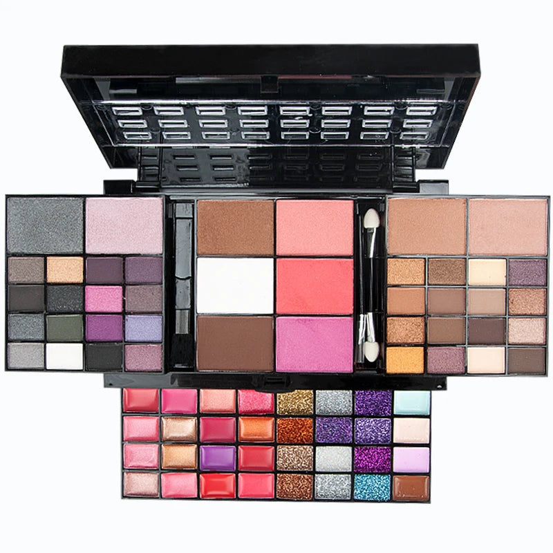 Big Beauty Makeup Gift Sets Cosmetics 74 Full Color Eyeshadow Palette Makeup Set All in One Professional Set Makeup for Women MegaBDM