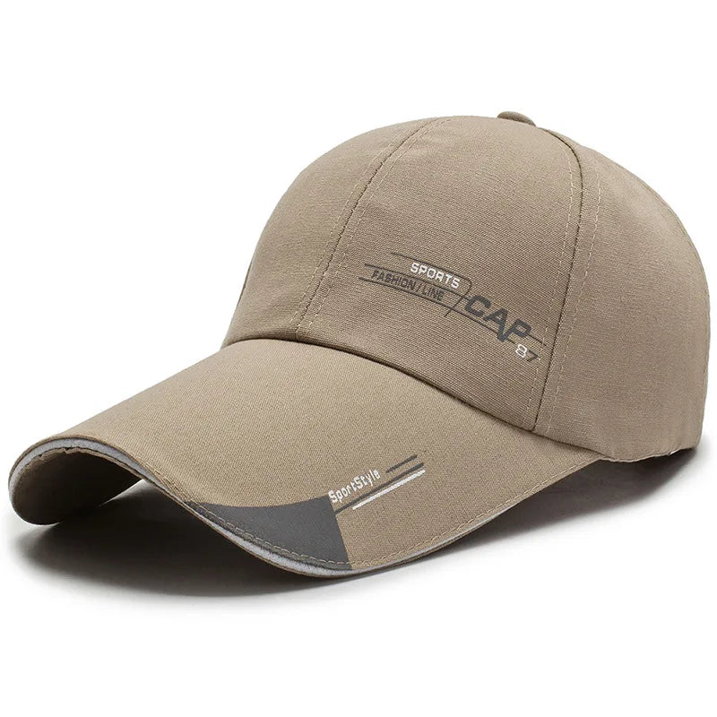 Adjustable Size Baseball Cap Sporty Style for All Seasons Workouts Outdoor Activities and Running Common Fabric Feature