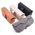 Wholesale Sun Visor Eyeglasses Packaging Case Travel Portable Sunglass Storage Box with Metal Clip