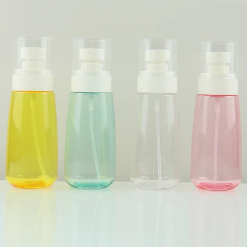 PETG Plastic 30ml 60ml 80ml 100ml Clear Empty Fine Mist Travel Size Mini Small Spray Bottles for Essential Oils