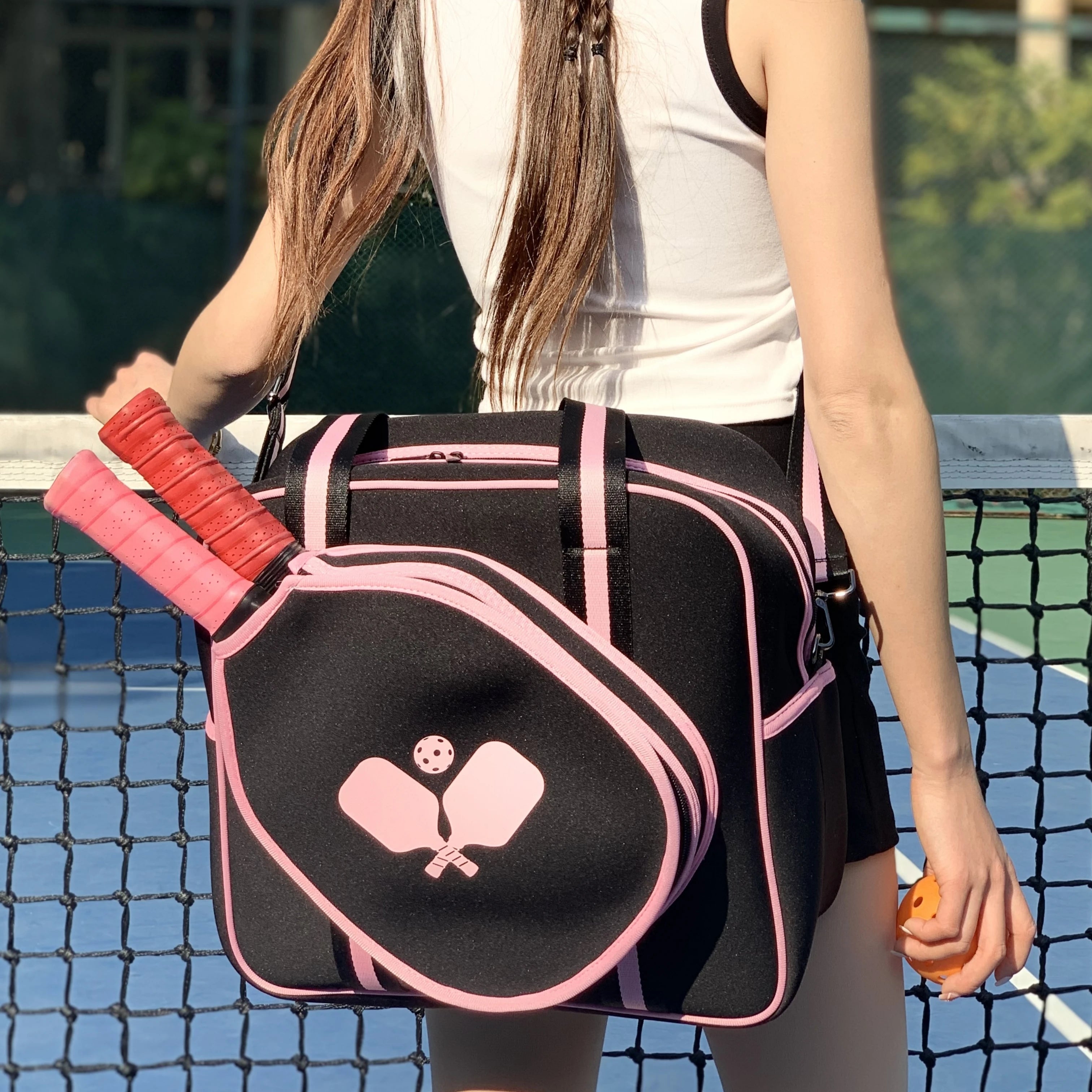 RTS Pickleball Bag for Women Neoprene Waterproof & Durable Pickleball Paddle Bag Quilted Racket Racquet Bag Pickleball Backpack
