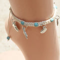 Bohemian Ladies Women Fashion Cord Braided Woven Sea Shell Charms Beach Foot Ankle Anklet Bracelet Jewelry Anklets Supplier