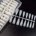 Hot Selling 240-Piece Scratch-Free Water Drop Extension Nail Salon Stickers Artifical Fingernails in Box Model Style for Fingers