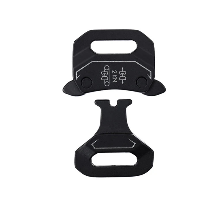 Lightweight 15mm Tactical Necklace Chain Zinc Backpack Strap with Decorative for Buckle