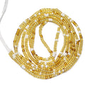New Colors Lovely Colorful Adjustable Bulk Tie on Waist Beads Cotton Cord Belly Chain Doby Jewelry for Women