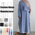 Wholesale Islamic Clothing Modest Abaya Muslim Women Dresses Set 2 Pieces Set Nida Abaya With Sleeveless Slip Dress