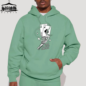 Premium Heavyweight Unisex Winter Hoodie 100% Polyester Knitted Heat-Transfer Printed Custom 350 GSM Solid Oversized Long