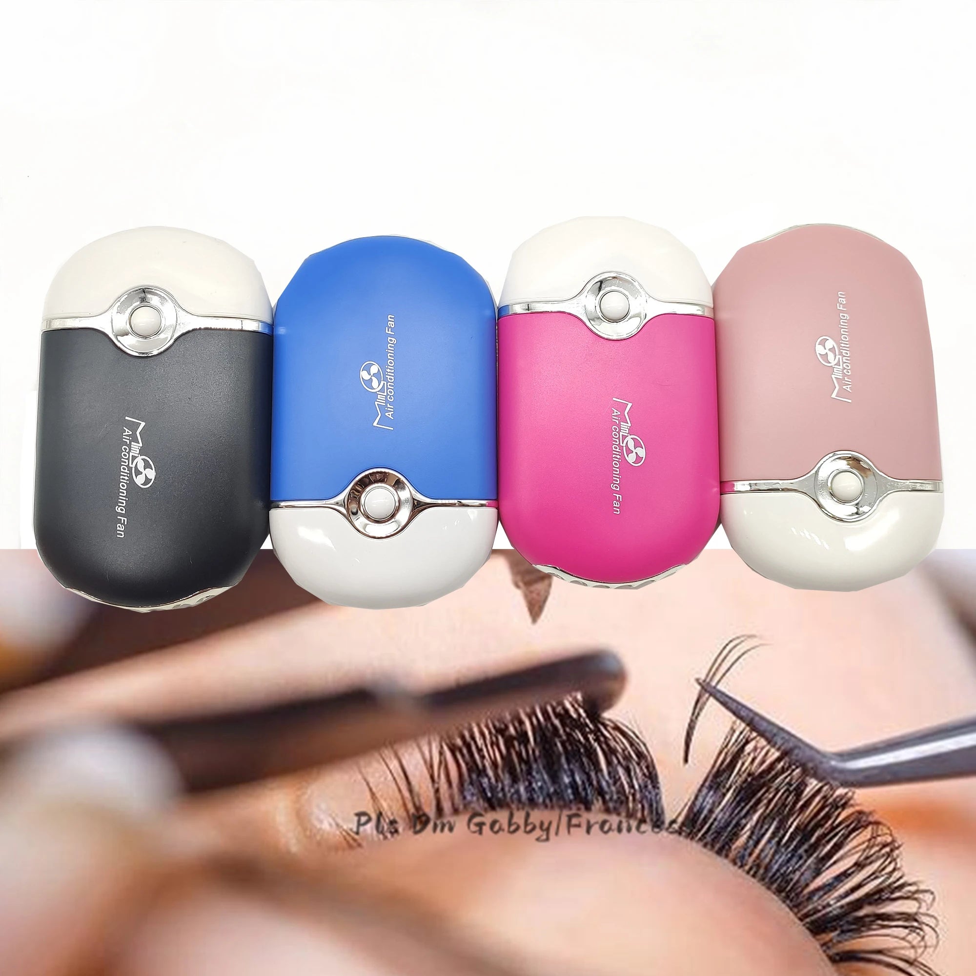 TOP USB Desk Strong Airflow & Quiet Operation Three-Speed Wind Hand Held Mini Lash Glue Use Fan