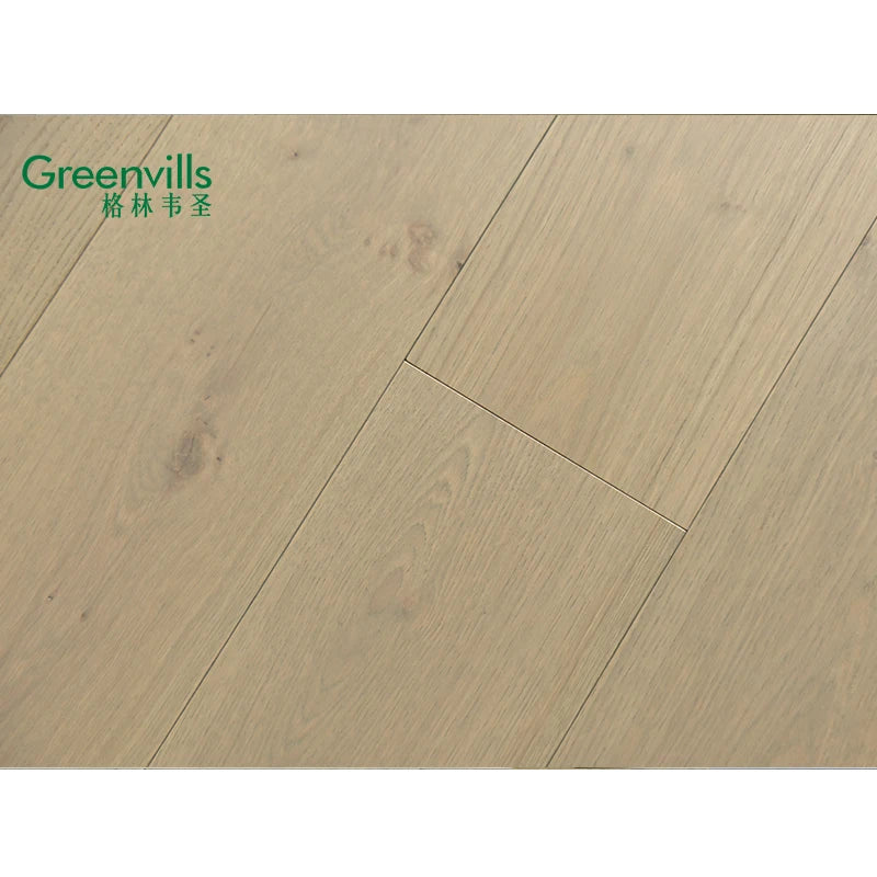 Customized Waterproof 100% Natural Wood Flooring Engineered White Oak + Solid Wood Flooring