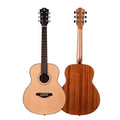 Acoustic Guitar 36 Inch Spruce Wood Top Panel Mahogany Wood Back Side Panel with Gig Bag Strap Spare Strings Capo Picks Guitars