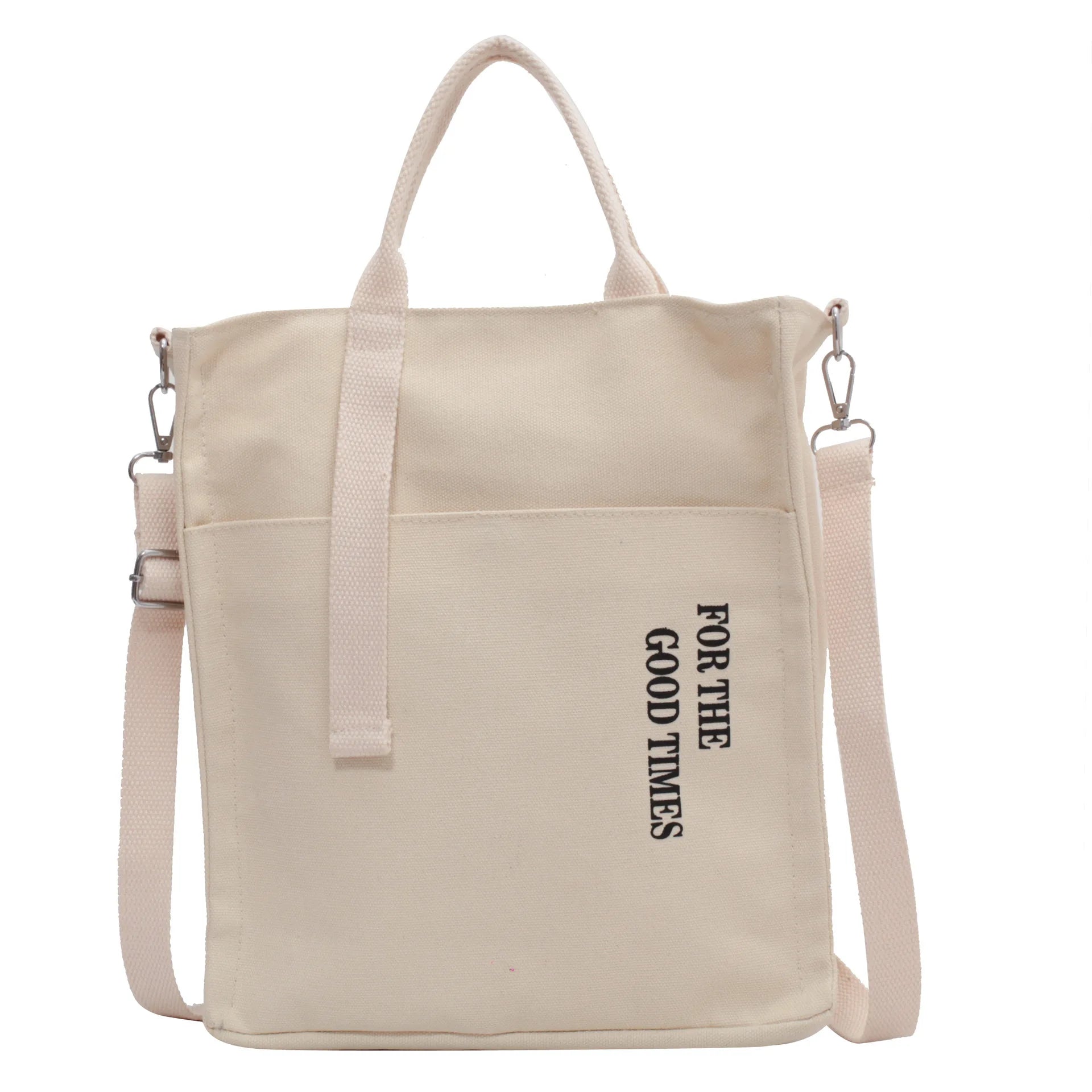 Custom Logo Women Handbags Crossbody Shoulder Tote Bags Ladies Canvas Messenger Bag With Zipper