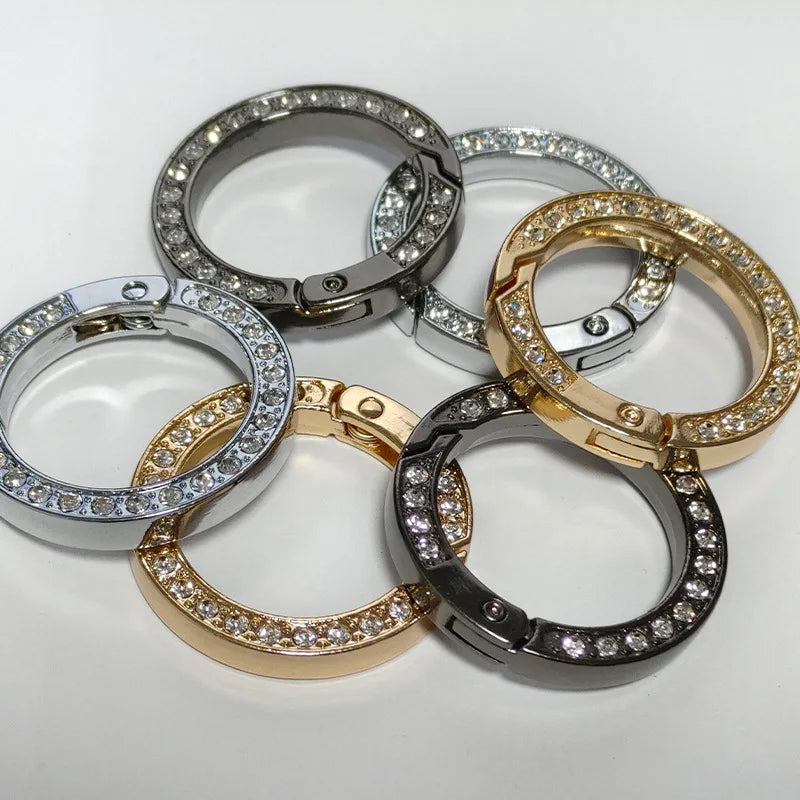 New Trend Matching Keychain Artifact With Diamond Keyring Chain Fashion Style High-End Fairy Accessories Small Gift