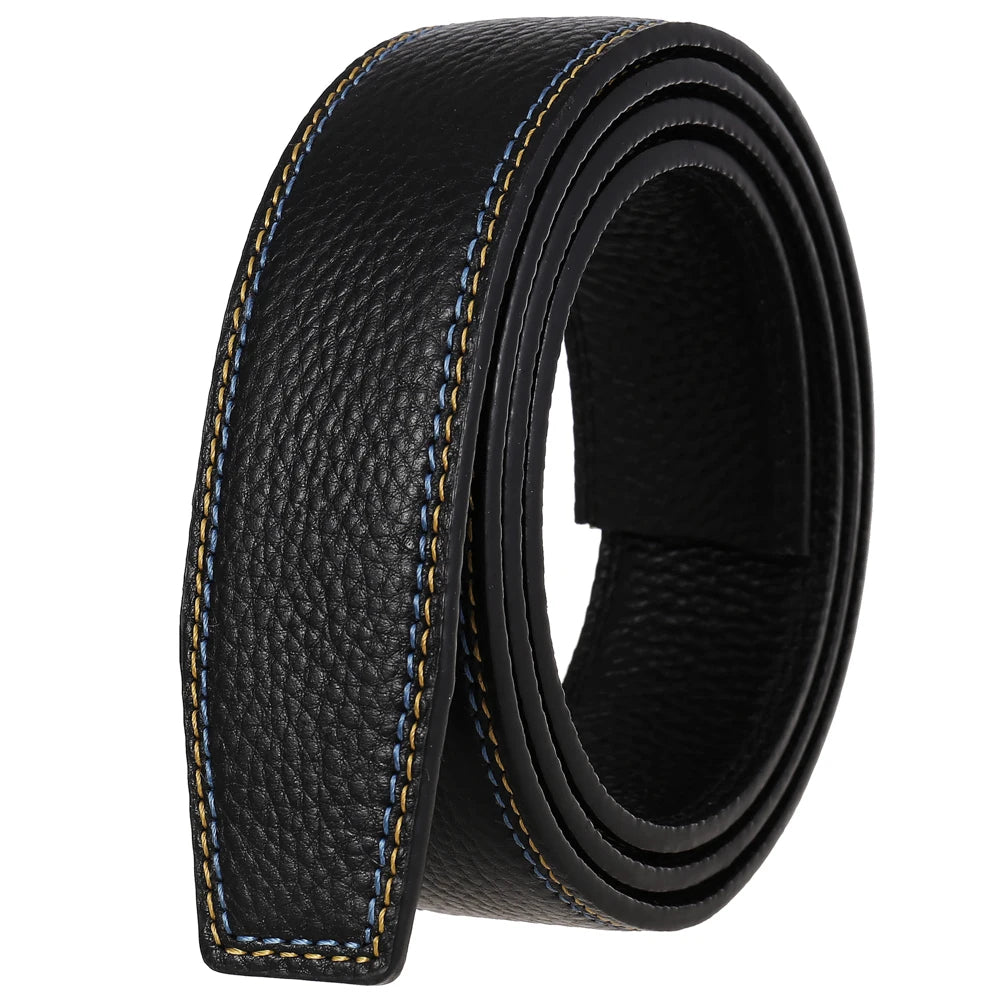 LY35-3832 Cowboy First Layer Cowhide Belt Without Buckle Formal