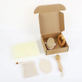 Natural Environmental Friendly Box-Packed Spa Set with Bodi Scrub Brush  Bath Cloths Bath Soapbag Face Cleaning Pad Face Brush B