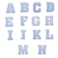 DIY Home Decoration a to Z Capital Alphabet Epoxy Mould for Birthday Party 2.3cm Height 7-Inch Large Letters Resin Mold Silicone