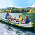 OEM Factory Direct Sale PVC 4 Person Rowing Boat Hand Pump Inflatable Outdoor Fishing Air Floor Drifting River Lake Sport Kayak