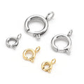 Jewelry Finding Components 304 Stainless Steel Silver Gold Spring Clasps for Chains Pendants Making