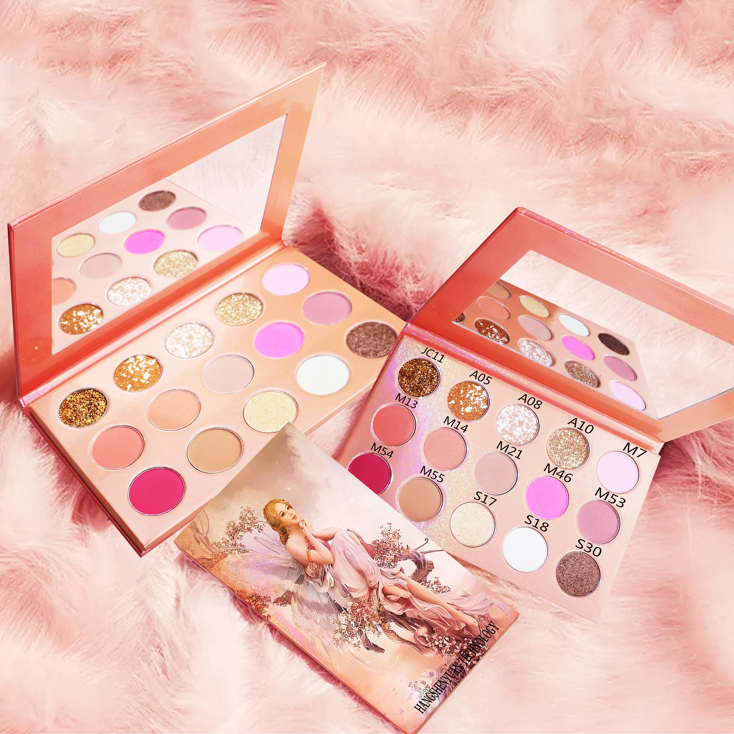 Private Label 15-Color Matte Eyeshadow Palette Recently Stocked DIY Makeup Cosmetics with Glitter and Pigments for Eye Use