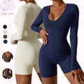 Hot Selling Women's Yoga Jumpsuit Solid Plus Size Breathable One Piece Seamless Gym Fitness Active Wear