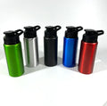 Disposable Recyclable and Leak Proof 500ml/750ml/1 liter Aluminum Water Bottle with Plastic Cap