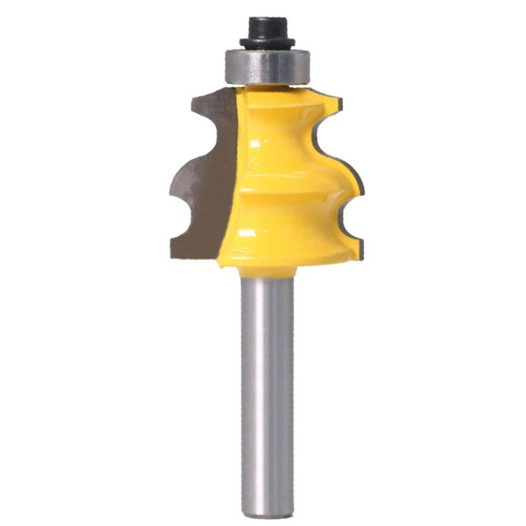 8mm Shank 1-1/8 Wide 1 Inch Long Tungsten Carbide Blade Cabinet Door Carving Router Bits for Wood Furniture Manufacturing Tools
