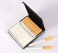 Wholesale Yamo Automatic Pop-up Stainless Steel Minimalist Square Durable Big Capacity Multi-color Cigarette Case Lighter