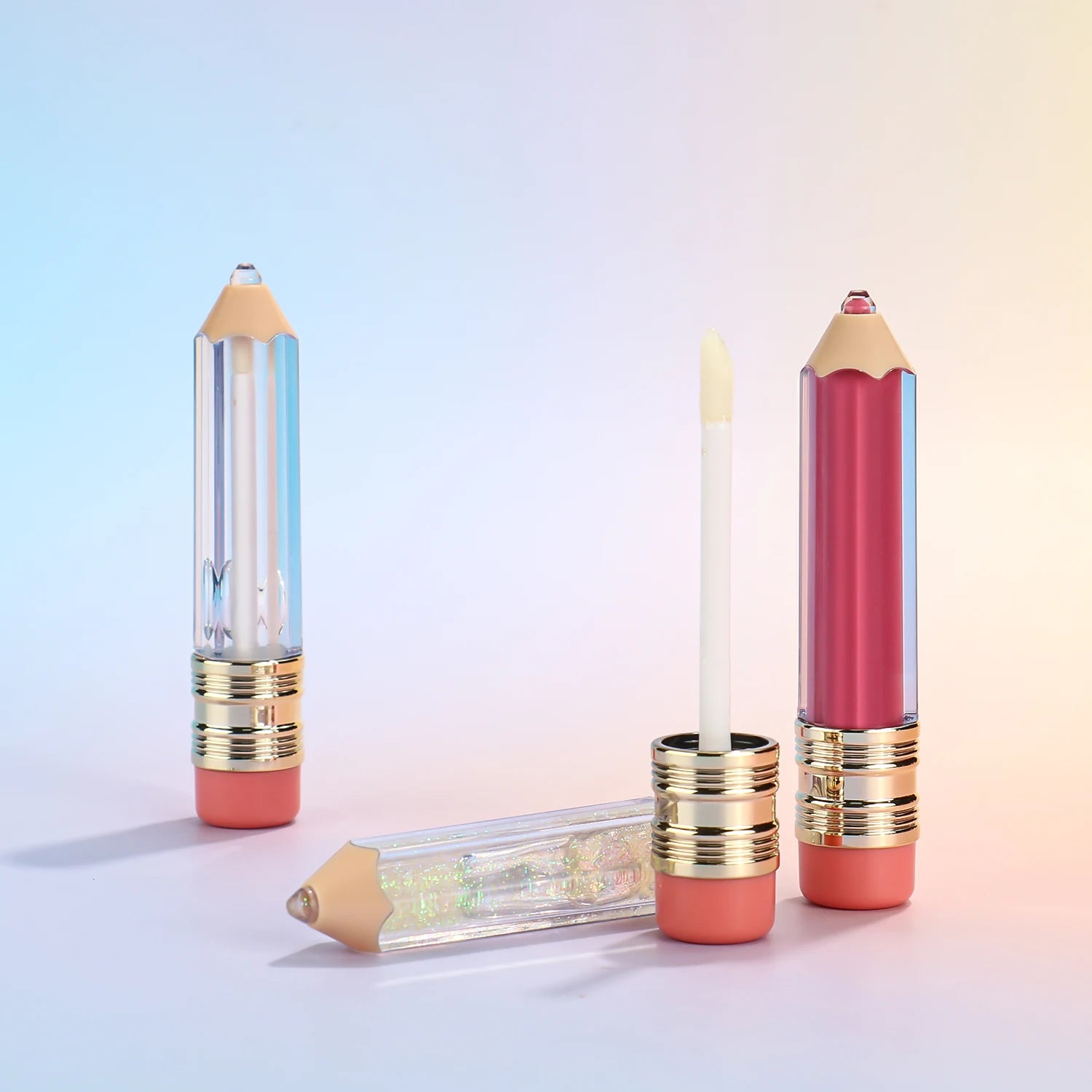 Waterproof Lip Gloss Long-Lasting Non-Fading Color Wholesale Vegan Cosmetics Pink Clear Nude Lipgloss