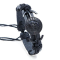 New Arrival Metal Skull Skeleton Accessories Bracelet Punk Style Men's and Women's Leather Bracelet & Bangle