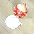 MDFSUB Stocked 3mm Christmas Balls Shape Hanging Ornament Double-sided MDF Blanks Sublimation Christmas Ornaments