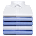 Custom Luxury DP Non Iron Anti-Wrinkle Cotton Dress Shirts Long Sleeve Business Mens Shirts White Office Formal Shirts