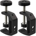 Universal C-Clamp With 1/4 and 3/8 Thread Hole for Desk Mount LCD Monitor Flash Desks Carts Benches Worktable
