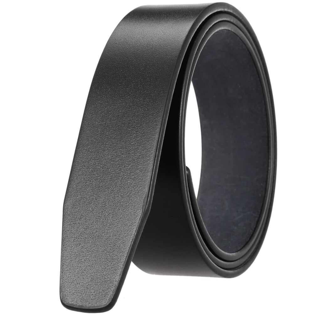 LY35-3710  Spot Belt Accessories 3.5CM Toothless Leather Belt