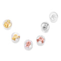 925 Sterling Silver Flying Saucer Bullet Head Ear Plugs Classic Butterfly Ear Studs Stoppers DIY Earring Accessories