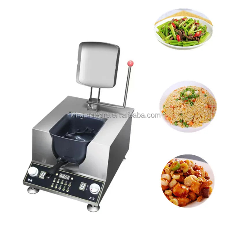 5000w Tabletop Robot Food Cooker Rice Vegetables Beef Automatic Cooking Machine for Canteen Catering on Sale
