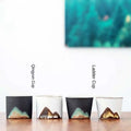 Hand-painted Zen Cup Handmade Retro Chinese Earthenware Master Cup Jingdezhen Porcelain Kung Fu Tea Set Tea Cup MegaBDM