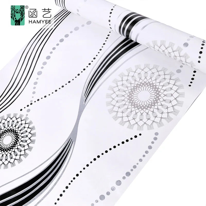 Modern Self-adhesive Wallpaper 10m*0.45cm Bedroom Cozy Living Room Backdrop TV Wall Stickers Decorative Room Wallpaper