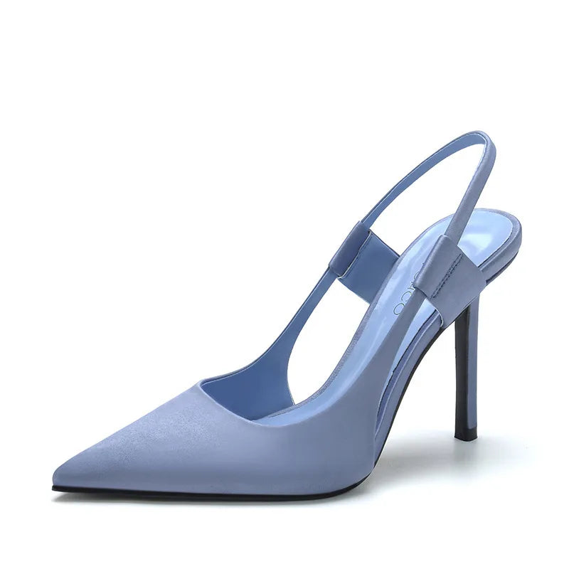 2025 in Stock Spring Summer Women Heels New Large-size Pointed High-Heeled Sandals for Women Ladies