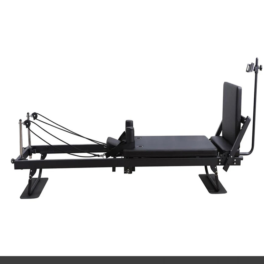 Dual Force Adjustment Folding Yoga Pilates Core Bed Lengthening Pilates Reformer for Home Fitness