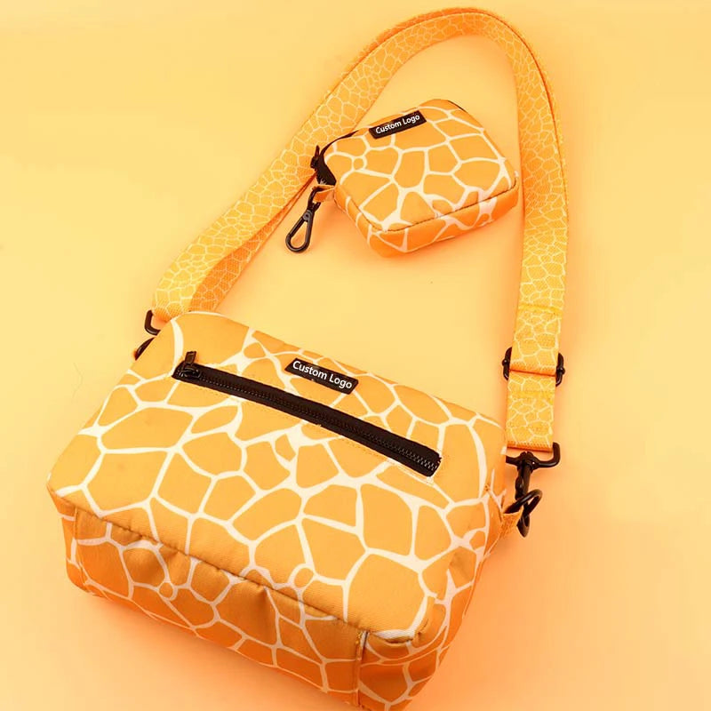 Personalized Dog Walking Bag Custom Dog Training Bag Waterproof Nylon Dog Mom Bag