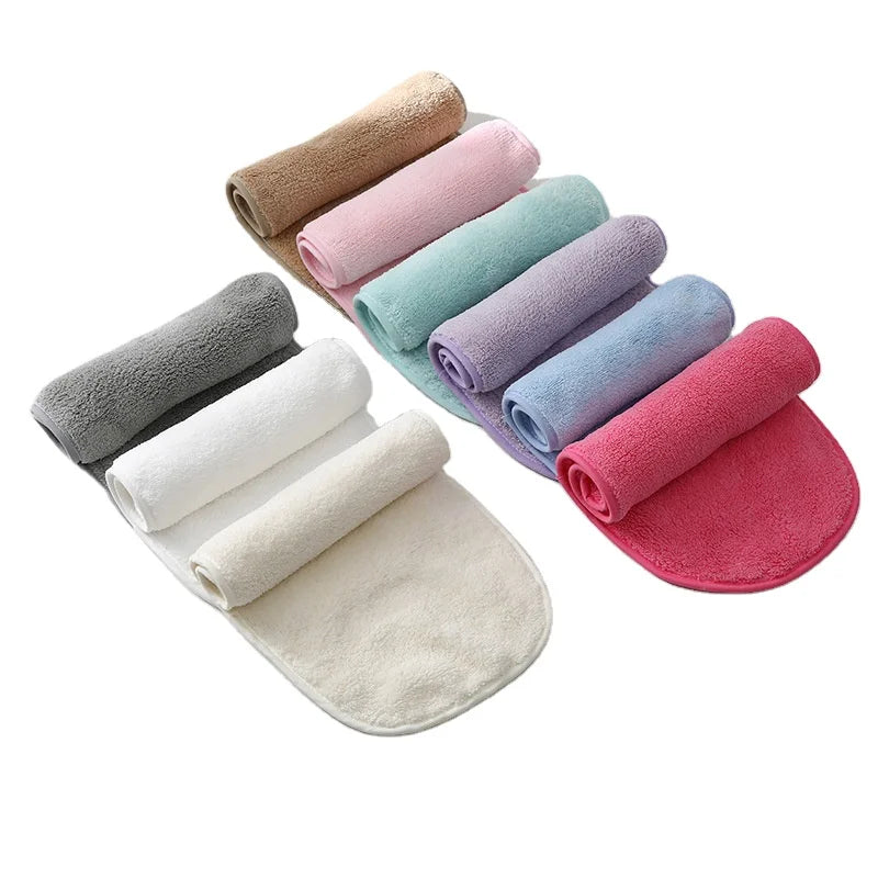 High Quality Magical Microfiber Reusable Makeup Remover Towel Easy to Wash Solid Style Adult Cosmetic Remover Towel
