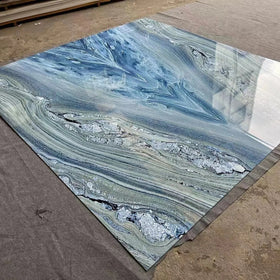 1220*2440*3MM 3D Pvc Marble Sheet Uv Board Waterproof and Fireproof Indoor Decor