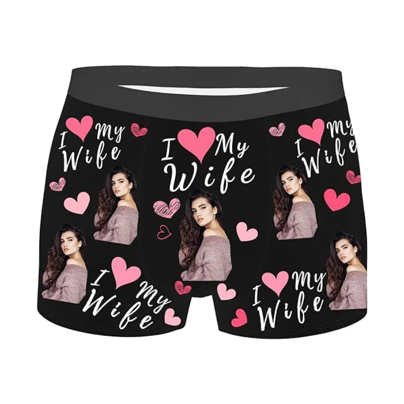 Customised Pictures Printing Men Boxer Underwear Drop Shipping Men's Boxer and Briefs