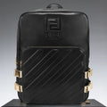 Luxury Designer Men's Business Computer Backpack Casual Leather with Large and Medium Capacity Polyester Lining Shoulder Bags