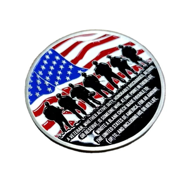 Hot Sale 1.75 Inch Metal Iron Zinc Alloy Double Sided Exquisite Beautiful Custom Challenge Coins for Souvenir