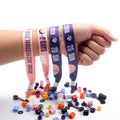 Wholesale Custom Logo Event Festival Wristbands Fabric Wristbands Music Party Personalize Woven Festival Wristband for Promotion